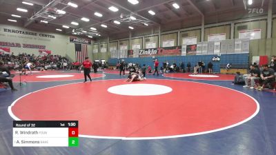 165 lbs Round Of 32 - Rocky Windrath, Fountain Valley vs Austin Simmons, Bakersfield