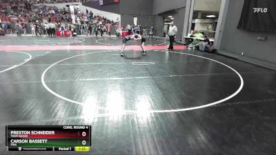 110 lbs Cons. Round 4 - Carson Bassett, FWA vs Preston Schneider, Team Nazar