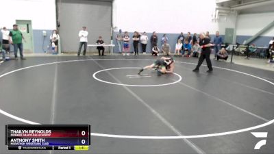 138 lbs X Bracket - Thailyn Reynolds, Pioneer Grappling Academy vs Anthony Smith, Marathon Wrestling Club