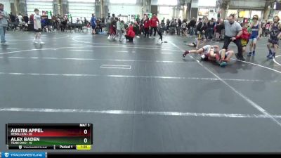 100 lbs Round 2 (6 Team) - Alex Baden, Team Ohio vs Austin Appel, Rebellion