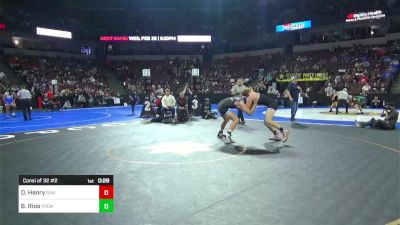 190 lbs Consi Of 32 #2 - Dylan Henry, San Clemente vs Brock Rios, Frontier