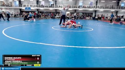 Silver 125 lbs Quarterfinal - Josiah Crandall, Northland Community & Technical College vs Dominic Ducato, St. Cloud State