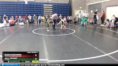 43 lbs Cons. Round 2 - Nico Zamago, Lil Mavs vs Eliias Echevarria, Middleton Wrestling Club