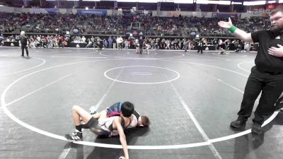 67 lbs Rr Rnd 3 - Joshua Medina, Unaffiliated vs Riley Knapp, Team Action Wrestling Club