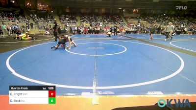 80 lbs Quarterfinal - Cooper Bright, Smith Wrestling Academy vs Dawson Back, R.a.w.