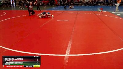 88 lbs Semis (4 Team) - Lincoln Goodrich, K-M vs Dominick Jackson, St. Peter