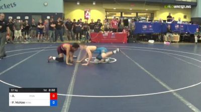 57 kg Consi Of 8 #2 - Aaron Cashman, Pinnacle(MN) vs Patrick McKee, Minnesota Storm