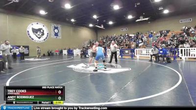 220 lbs 3rd Place Match - Trey Cooks, Atascadero vs Andy Rodriguez, Lompoc