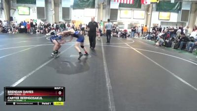 110 lbs Round 2 (4 Team) - Brendan Davies, Terps Xpress vs Carter Rermgosakul, AACO Allstars