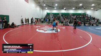 126 lbs Champ. Round 1 - Brayden McMullan, Green River Grapplers Wrestling vs Cesar Vasquez, Eastside United Wrestling Club