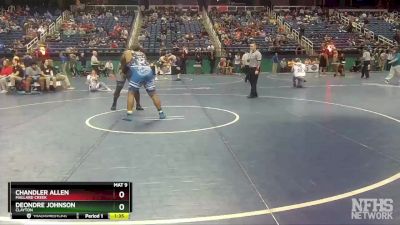 4A 285 lbs Champ. Round 1 - Chandler Allen, Mallard Creek vs Deondre Johnson, Clayton