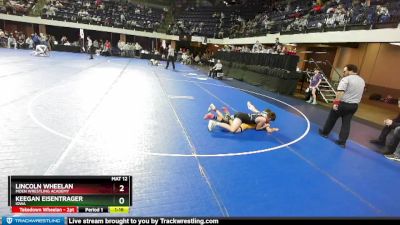 117 lbs Champ. Round 2 - Keegan Eisentrager, Iowa vs Lincoln Wheelan, Moen Wrestling Academy