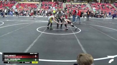 76 lbs Cons. Round 2 - Rudy Washburn, Hays Wrestling Club vs Max Hewitt, Mulvane Jr. Wrestling Club