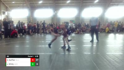 80 lbs Round 1 - Cole Buffler, PA Alliance Black vs Justin Wildy, AACO Allstars