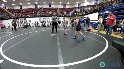 66 lbs Rr Rnd 3 - Sawyer McDaniel, Newcastle Youth Wrestling vs Rocky Amador, Little Axe Takedown Club