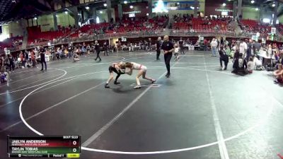 65 lbs 1st Place Match - Taylin Tobias, Broken Bow Wrestling Club vs Jaelyn Anderson, Nebraska Wrestling Academy