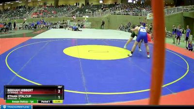 287 lbs Round 1 (4 Team) - Ethan Stalcup, Estacada vs Bekham Hibbert, La Grande