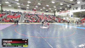 141 lbs 1st Place Match - Nick James, Nebraska-Kearney vs Ethan Leake, Chadron State