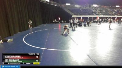 102 lbs Semifinal - Weston Porter, Powerhouse Wrestling Club vs Jon Gonzalez, Sebolt Wrestling Academy