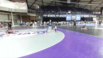 56-60 lbs Cons. Round 1 - Naveah Mendez, Thunder Mountain Wrestling vs Izabella DeLeon, Othello Wrestling Club