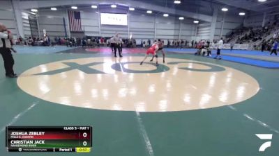 5-113 lbs Cons. Round 1 - Joshua Zebley, Mills E. Godwin vs Christian Jack, Nansemond River