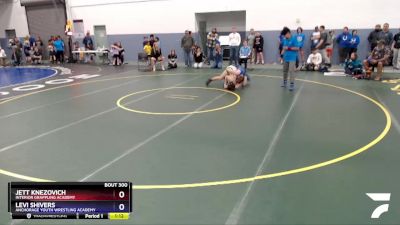 125 lbs X Bracket - Levi Shivers, Anchorage Youth Wrestling Academy vs Jett Knezovich, Interior Grappling Academy