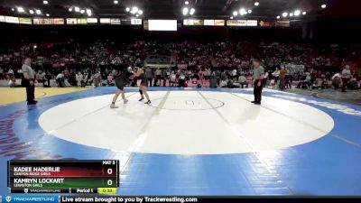 G 138 lbs Cons. Round 1 - Kamryn Lockart, Lewiston Girls vs Kadee Haderlie, Canyon Ridge Girls