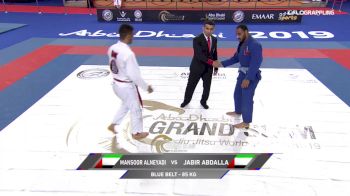 Mansoor Alneyadi vs Jabir Abdalla 2019 Abu Dhabi Grand Slam Abu Dhabi