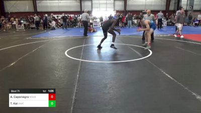 140 lbs Round Of 16 - Anthony Caponegro, Monroe vs Trokon Kai, Unattached