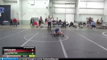 100 lbs Finals (2 Team) - Marcus Heck, PA Alliance Red vs Alexander May, NCWAY