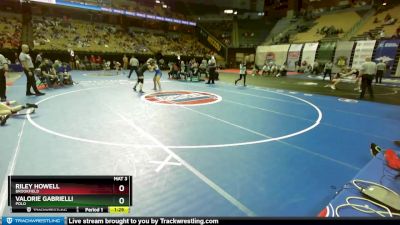 145 Class 1 lbs Quarterfinal - Valorie Gabrielli, Polo vs Riley Howell, Brookfield