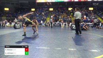 150 lbs Round Of 16 - Hank Watson, Warrior Run vs Alden Johnson, Bentworth