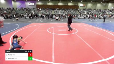 40 lbs Consi Of 4 - Elias Avina, Elk Grove Wr Ac vs James Withem, Siskiyou WC