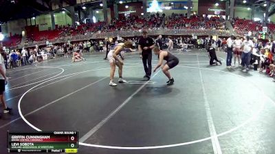 220 lbs Champ. Round 1 - Griffin Cunningham, Boone Central Cardinals vs Levi Sobota, Ashland-Greenwood Jr Wrestling