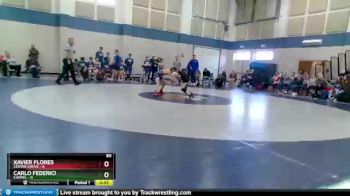 80 lbs Round 1 (4 Team) - Xavier Flores, Center Grove vs Carlo Federici, Carmel