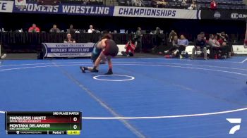 130 lbs 3rd Place Match - Montana Delawder, King University vs Marquesis Haintz, Simon Fraser University