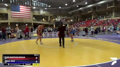 152 lbs Quarterfinal - Evan Bartholomaus, MN vs Diego Diaz, MO