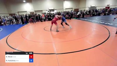 110 kg Rnd Of 32 - Ryan Miret, Miami Wrestling Club vs Nick Hutchins, Knights Wrestling Club