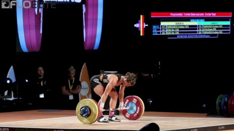 Bjork Odinsdottir Clean-&-Jerks 109kg At 2017 IWF Worlds