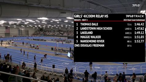 High School Girls' 4x200m Relay, Prelims 4