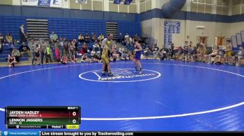 73 lbs Round 1 (4 Team) - Lennon Jaggers, Delta vs Jayden Hadley, Indian Creek B (small)