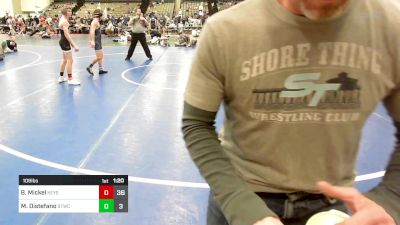 106 lbs Rr Rnd 2 - Bryer Mickel, Keystone Cowboys vs Mason Distefano, Shore Thing Surf