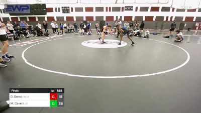 150 lbs Final - Dieter Gerst, Elite Athletic Club DZ vs Mekhi Cave, ISI Wrestling Blue