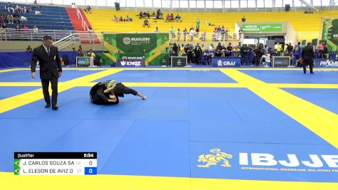 JEAN CARLOS SOUZA SANTOS vs LUIS ELESON DE AVIZ DA FONSECA 2024 Brasileiro Jiu-Jitsu IBJJF