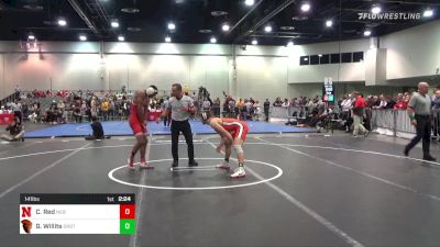 141 lbs Consolation - Chad Red, Nebraska vs Grant Willits, Oregon State