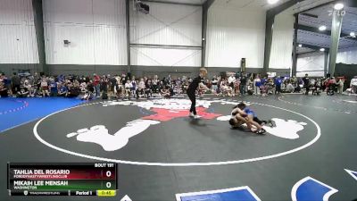 63 lbs Cons. Semi - Tahlia Del Rosario, FordDynastyWrestlingClub vs Mikaih Lee Mensah, Washington