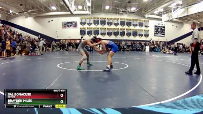 132 lbs Cons. Round 5 - Sal Bonacuse, Revere vs Brayden Miles, Brunswick