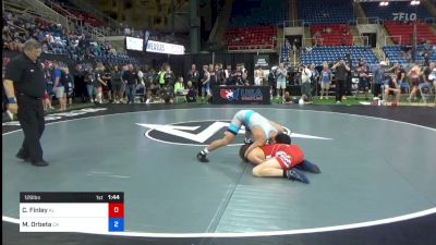 126 lbs Rnd Of 128 - Colyn Finley, Alabama vs Matthew Orbeta, California