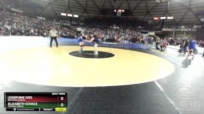 Girls 3A/4A 145 Quarterfinal - Elizabeth Kovacs, Tahoma (Girls) vs Josephine Ives, Bellevue (Girls)