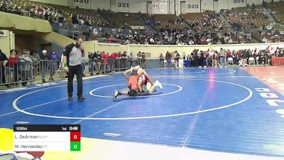 128 lbs Consi Of 8 #2 - Landy DeArman, Sulphur vs Michael Hernandez, Putnam City